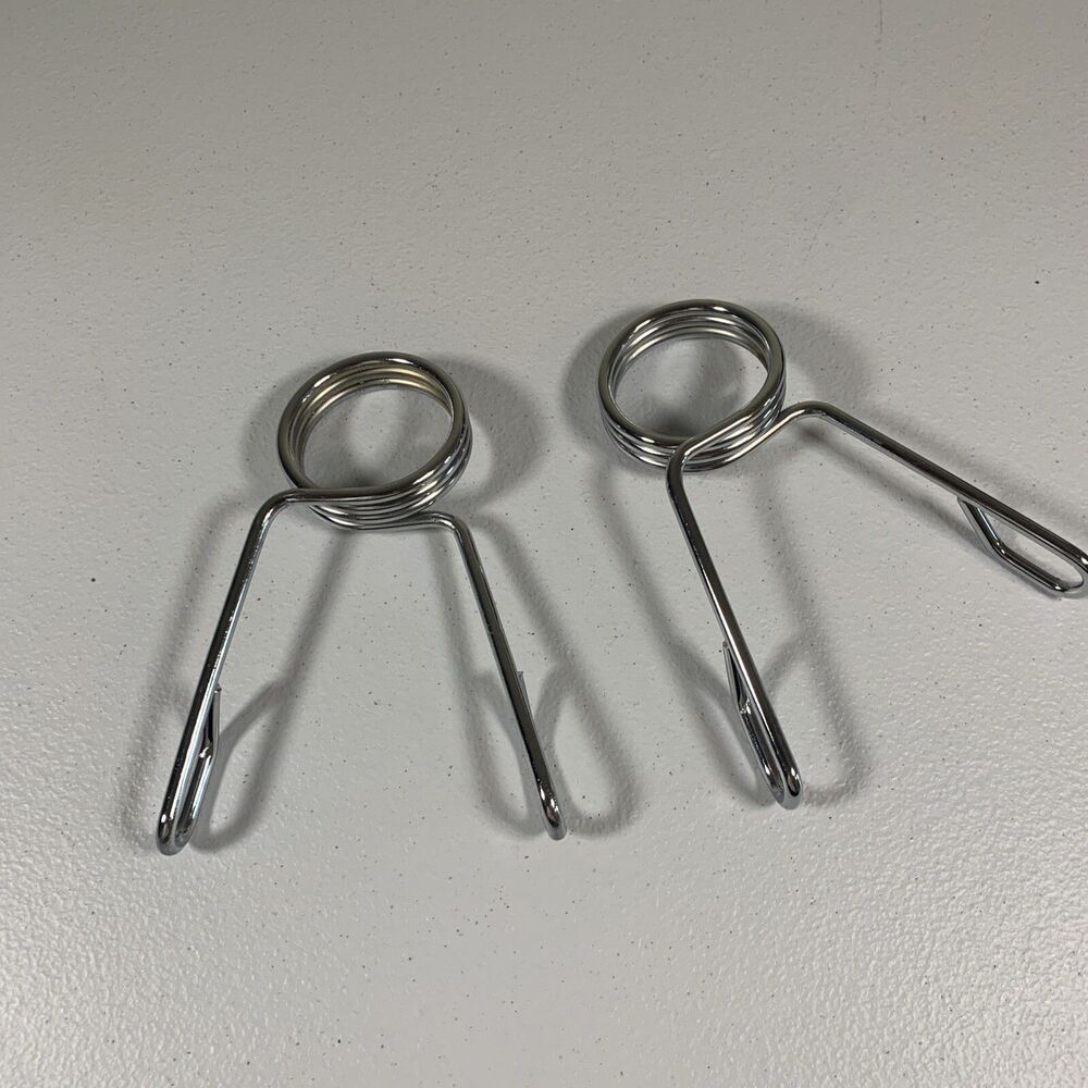 Spring Clip Collars Weight Dumbbell Handles for Olympic 2-Inch and 1-inch Bars